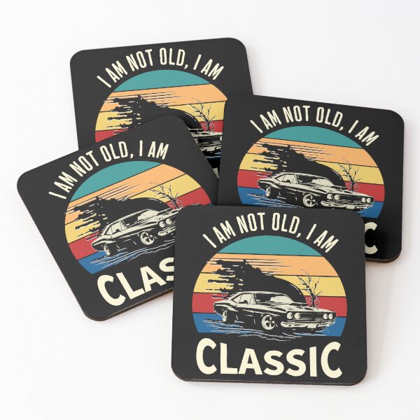 Item preview, I am not Old I am Classic Retro Sun Vintage Car designed and sold by PG Illustration.