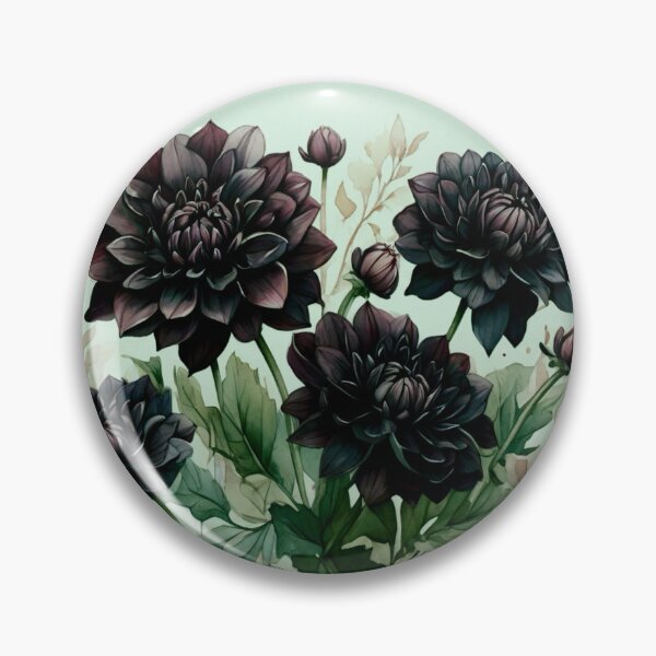 Item preview, Black dahlias designed and sold by Flowersonstuff.