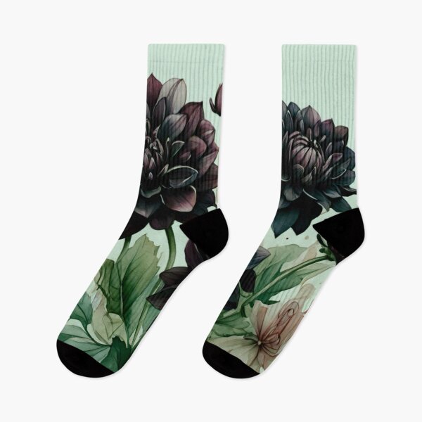 Item preview, Black dahlias designed and sold by Flowersonstuff.