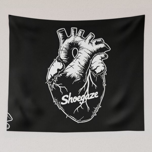 Item preview, Shoegaze Love: Gothic Heart Stitched with Chains designed and sold by Piotrek0001.