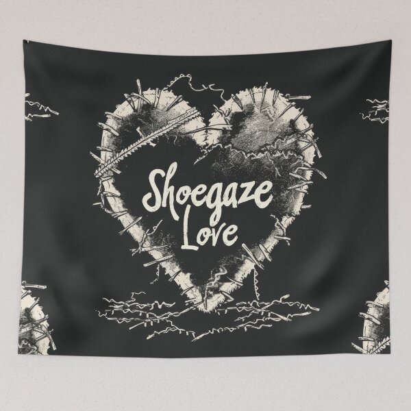 Item preview, Shoegaze Love: Gothic Heart Stitched with Chains designed and sold by Piotrek0001.