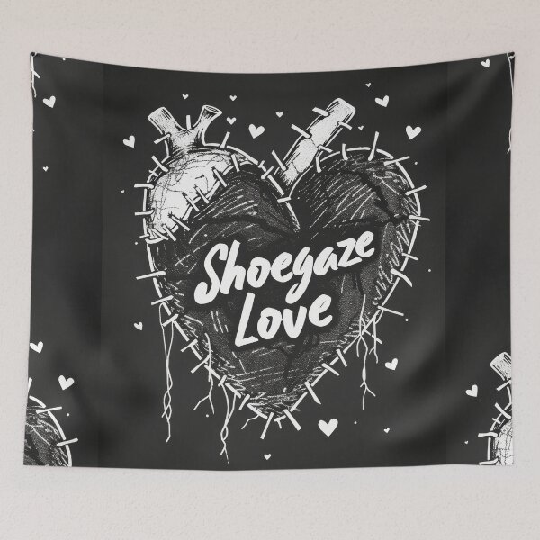 Item preview, Shoegaze Love: Gothic Heart Stitched with Chains designed and sold by Piotrek0001.