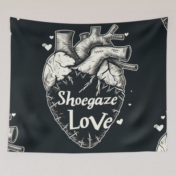 Item preview, Shoegaze Love: Gothic Heart Stitched with Chains designed and sold by Piotrek0001.
