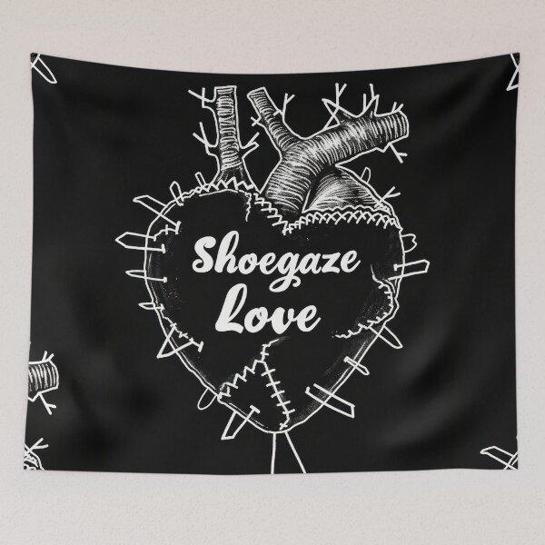 Item preview, Shoegaze Love: Gothic Heart Stitched with Chains designed and sold by Piotrek0001.