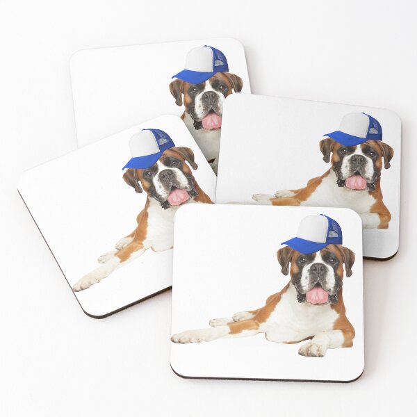Artikelvorschau, Lustiger Boxerhund mit Baseballmütze entworfen und verkauft von julyperson.