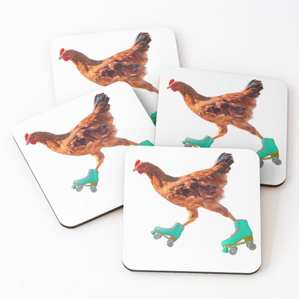 Item preview, Roller Skating Chicken  designed and sold by julyperson.