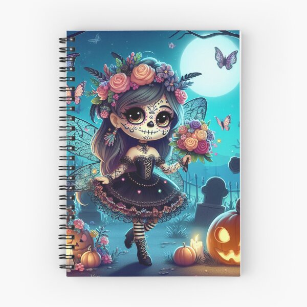 Artikelvorschau, a cute gothic fairy celebrating day of the dead 7 entworfen und verkauft von NightmareDream.