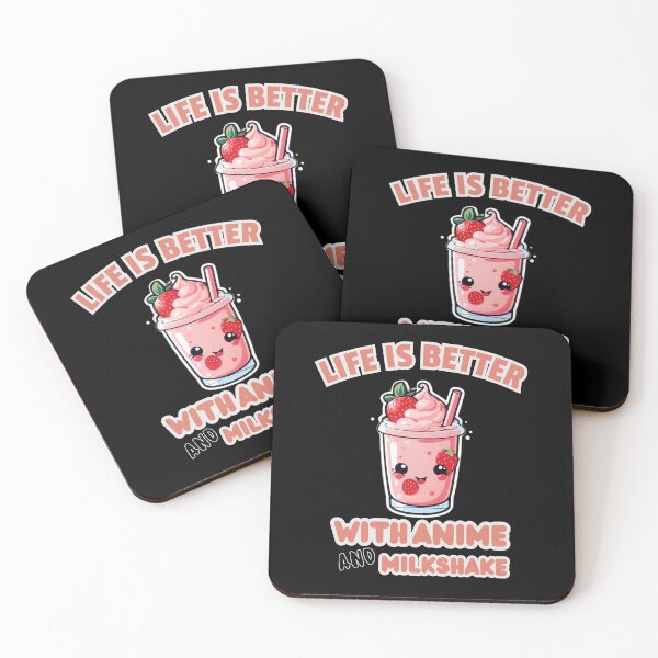 Item preview, Life Is Better With Anime And Milkshake designed and sold by Tokyotopia.
