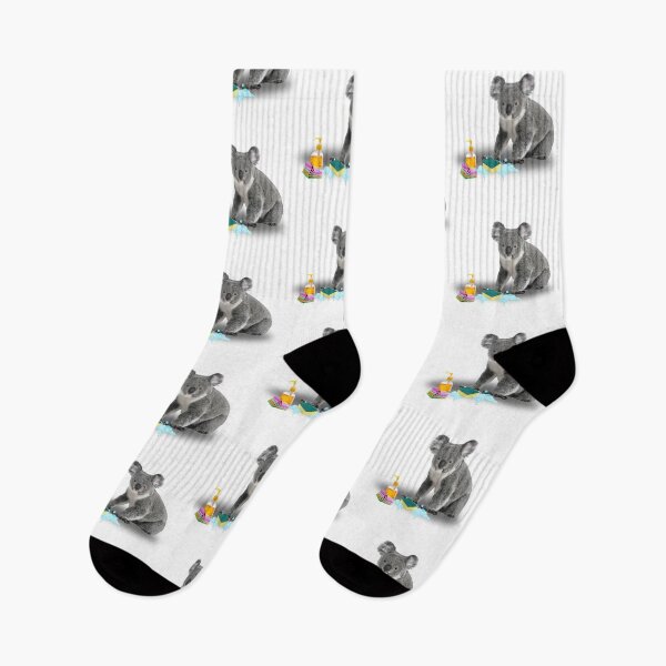 Item preview, Funny Koala Bear Mopping Floor Unique Animal Sticker  designed and sold by julyperson.