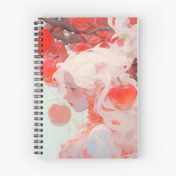 Item preview, Delicate Apple Red Blush Anime Girl designed and sold by bubblegoth.
