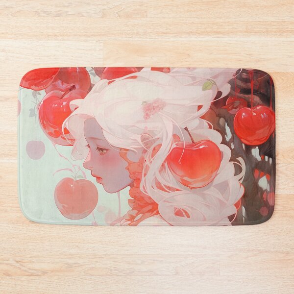 Item preview, Delicate Apple Red Blush Anime Girl designed and sold by bubblegoth.