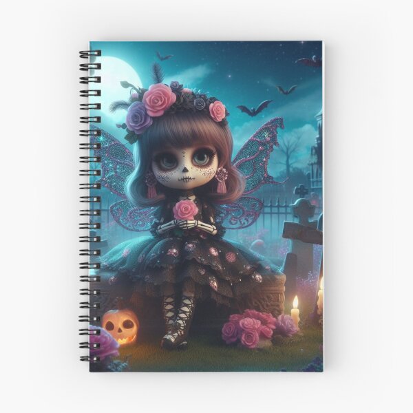 Artikelvorschau, a cute gothic fairy celebrating day of the dead 8 entworfen und verkauft von NightmareDream.
