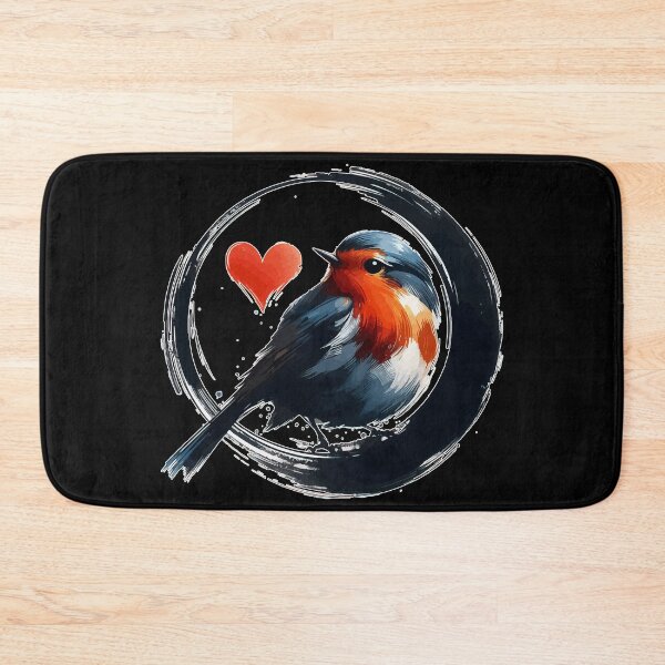 Item preview, Robin Bird Sumie Enso Circle designed and sold by TomFrontierArt.