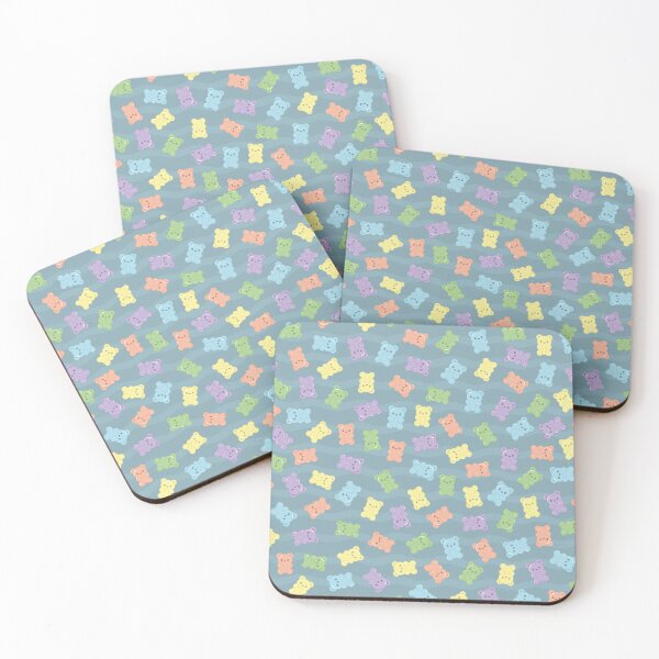 Item preview, Kawaii Gummy Candy Bears - Blue designed and sold by GriffyPrints.
