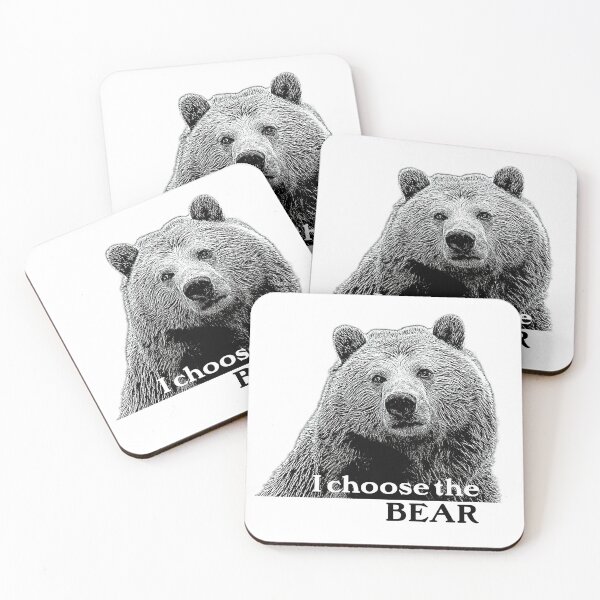 Item preview, I Choose the Bear designed and sold by FadedRosie.
