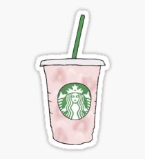 Starbucks Coffee Pink Drawing: Stickers | Redbubble