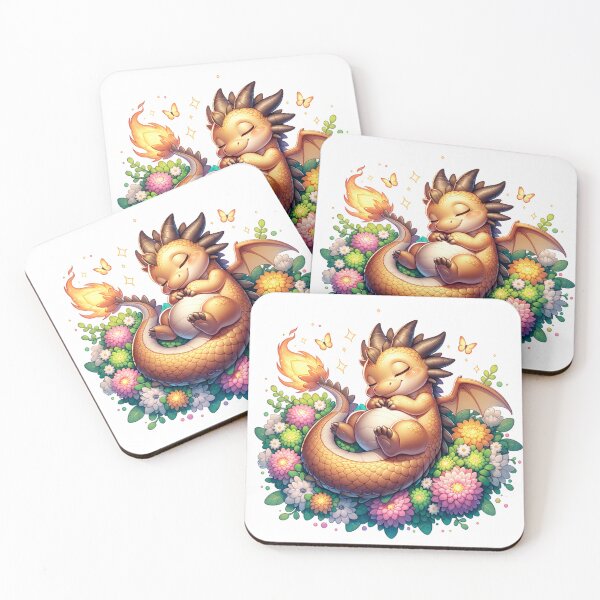 Item preview, Serenity Amidst Petals: A Dragon's Nap designed and sold by 0penvimark.