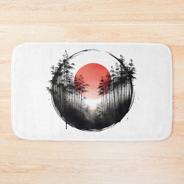 Item preview, Bamboo Forest Sumie Enso Circle designed and sold by TomFrontierArt.