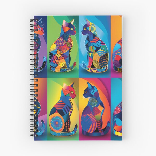 Item preview, Neon Psychedelic Cat Portrait designed and sold by NDaZone.