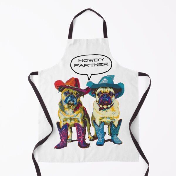 Item preview, Pugs of the Old West: Yeehaw designed and sold by NinaHeels.
