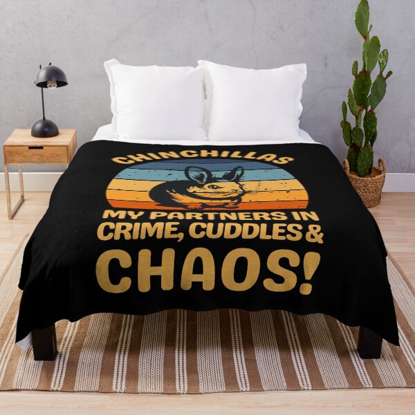 Item preview, Chincillas My Partners In Crime Cuddles & Chaos designed and sold by AussieWonders.