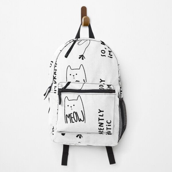 Item preview, so, apparently im dramatic | Black Line Cat Illustration designed and sold by RM-Journey.