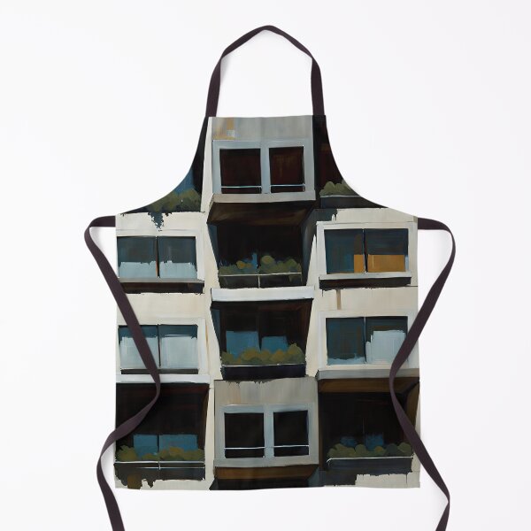 Artikelvorschau, Ölgemälde „Brutalistische Architektur“ Nr. 0029 entworfen und verkauft von larabu.