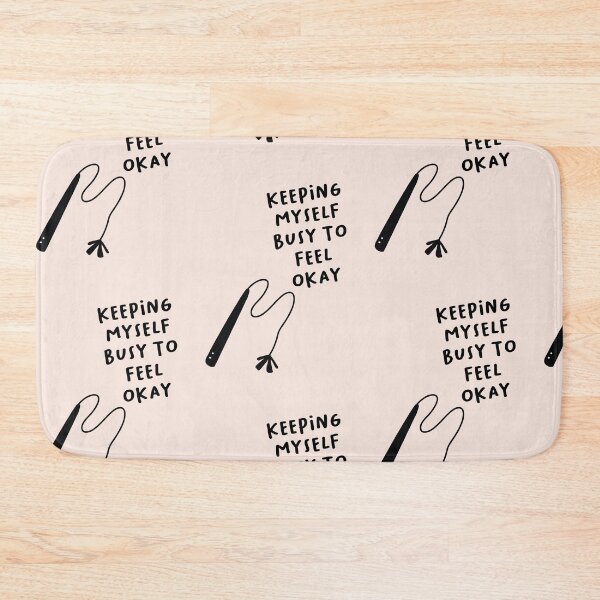 Item preview, Keeping myself busy to feel okay | Cat Toy Illustration designed and sold by RM-Journey.