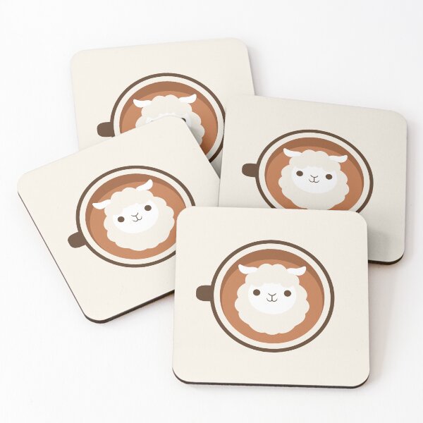 Item preview, Cute Llama Latte Drink designed and sold by SweetClicks123.