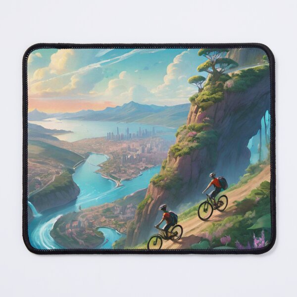Item preview, Mountain Trail Riders: Mesmerizing Heights Above the City designed and sold by GrizzlyCollective.