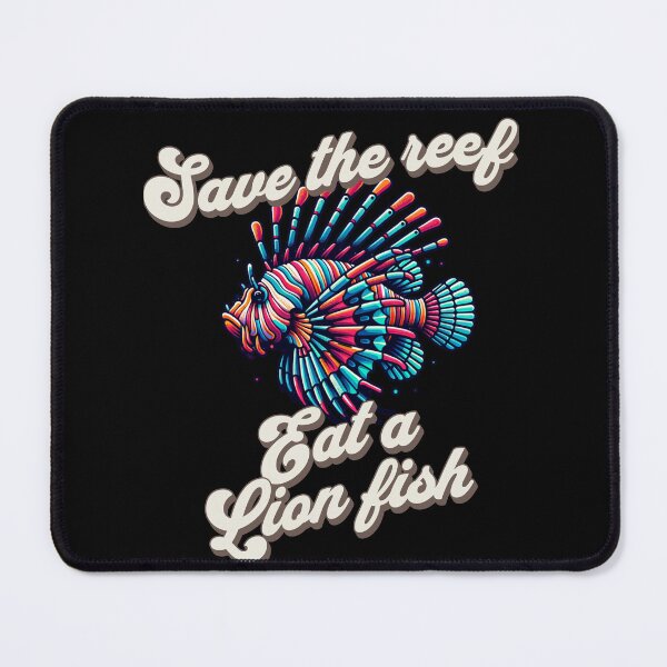 Item preview, Funny Save The Reef Eat A Lionfish Cute Sea Rock Diver Gift T-Shirt designed and sold by VelosityPrints.