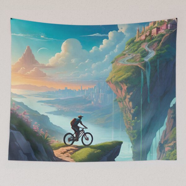 Item preview, Futuristic Mountain Biking: Exploring Alien Worlds designed and sold by GrizzlyCollective.