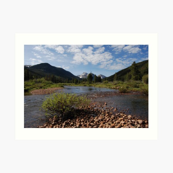 In thy mountain retreat, God will strengthen thy feet Art Print