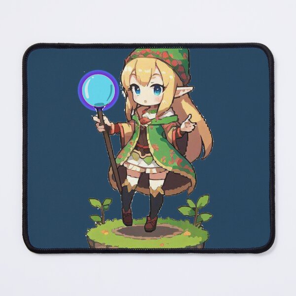 Item preview, green elf with glowing orb designed and sold by KnightsStorm.