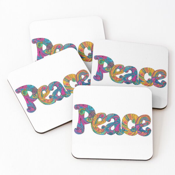 Item preview, Psychedelic Typography Peace  designed and sold by NDaZone.