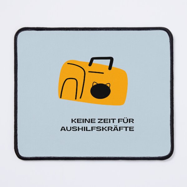 Item preview, Keine Zeit für temporäre Mensche | Cat Carrier Backpack Illustration designed and sold by RM-Journey.