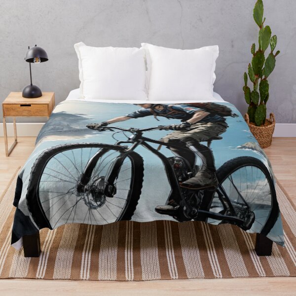 Item preview, Mountain Biker Among the Gods designed and sold by GrizzlyCollective.