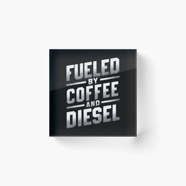 Item preview, Fueled By Coffee And Diesel.Trucker Birthday designed and sold by DomTeesHaven.
