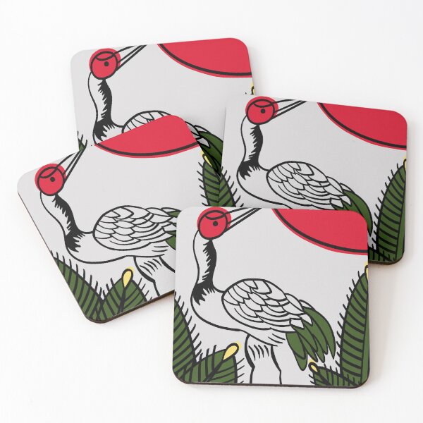 Item preview, Hanafuda Crane and Pine（松に鶴） designed and sold by Shiki-jp-br.