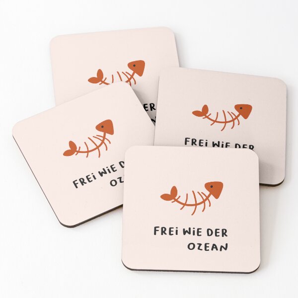 Item preview, Frei wie der Ozean | Fishbone Illustration designed and sold by RM-Journey.