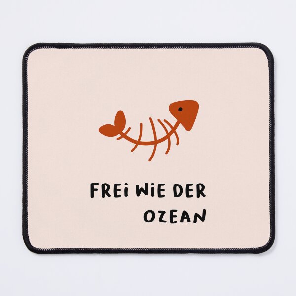 Item preview, Frei wie der Ozean | Fishbone Illustration designed and sold by RM-Journey.