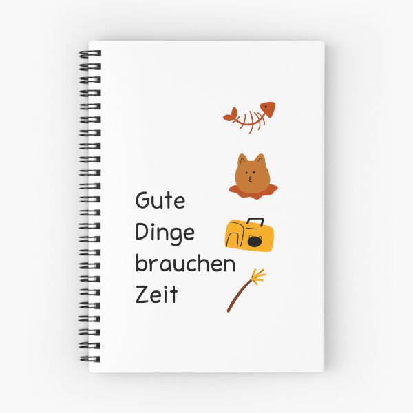 Artikelvorschau, Gute Dinge brauchen Zeit | Cartoon-Katze, Fischgräte, Tragerucksack und Leckerli-Illustration entworfen und verkauft von RM-Journey.