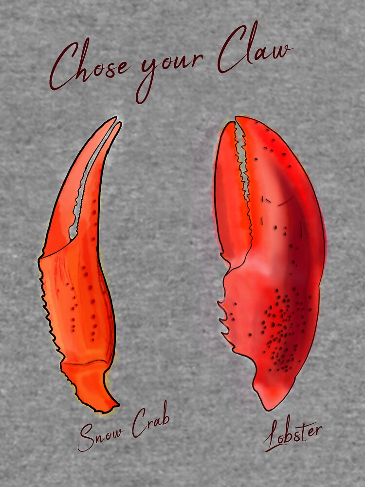 "Chose your claw, Crab vs Lobster" Lightweight Sweatshirt by Camion14