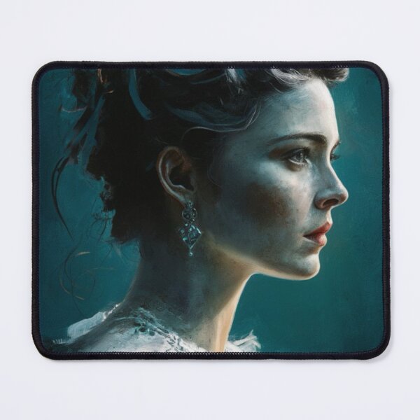 Item preview, Famous Paintings of Women | Moody Cinematic French Woman Portrait Parisian Muse- Oil Painting…Art By Carraann designed and sold by CARRAANN.