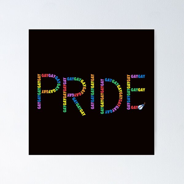 Say Gay With Pride Poster