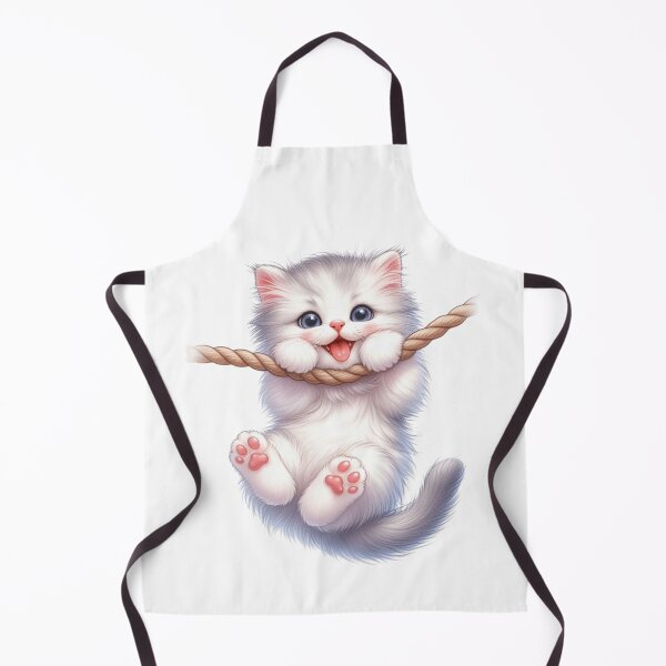Item preview, Turkish Van Cat Playing on a Rope designed and sold by Truiskatain.