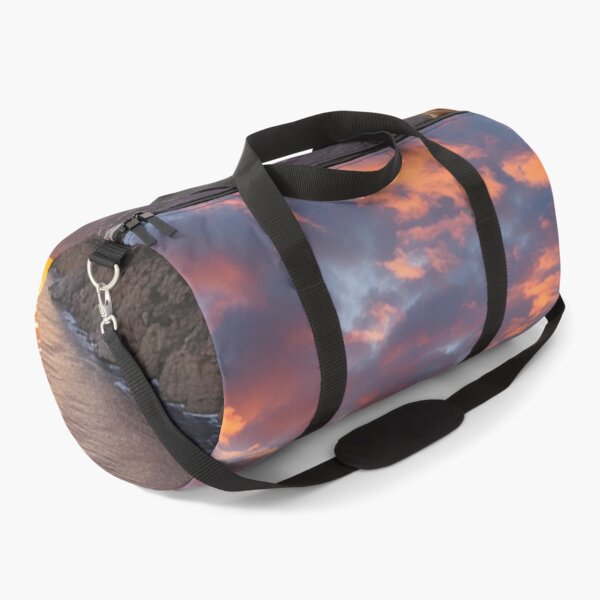 Item preview, Climber ascending rocky cliff dramatic sunset Active Outdoors Inspired Art designed and sold by CDC40.