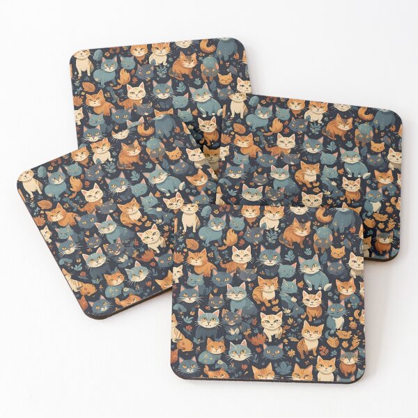 Item preview, Abstract Cat Pattern designed and sold by BrittSombroek.