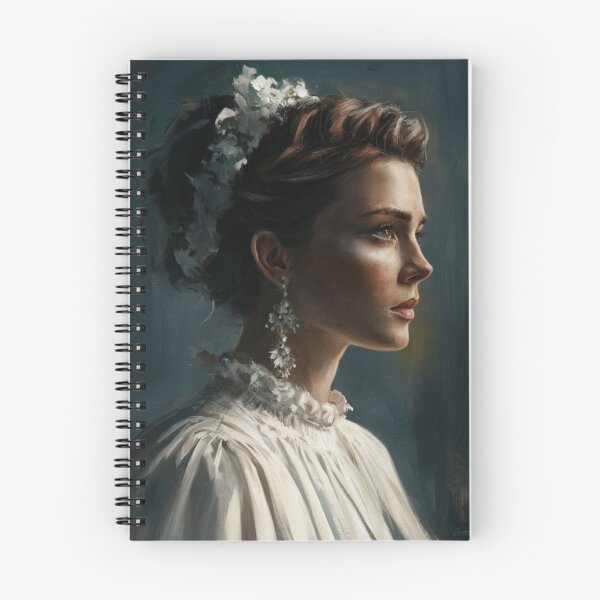 Item preview, Famous Paintings of Women | Moody Cinematic French Woman Portrait Parisian Muse- Oil Painting…Art By Carraann designed and sold by CARRAANN.