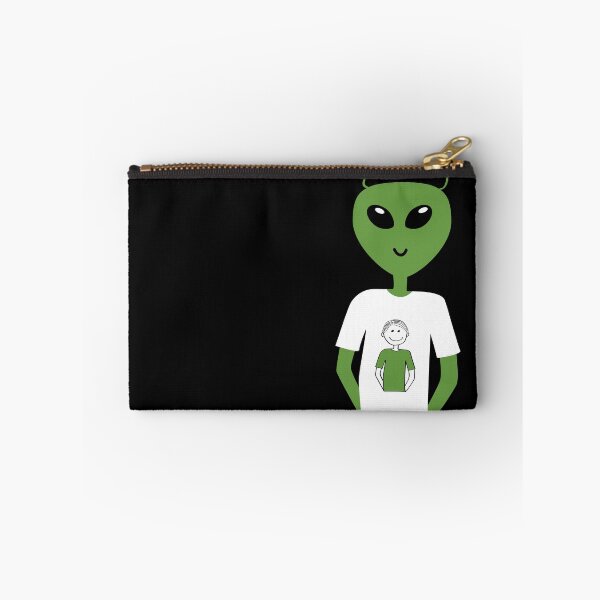 Item preview, Alien with human on T-shirt T-shirt (guy), dark bakgrounds designed and sold by Markadesign.